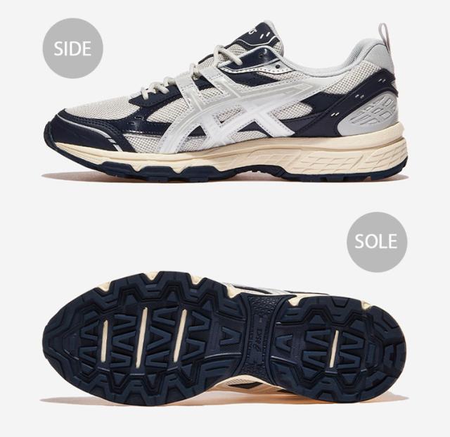 asics アシックス スニーカー GEL-NUNOBIKI 1203A536-025 シューズ ゲルヌノビキ ランシュー メッシュ GREY MIDNIGHT メンズ レディース_2