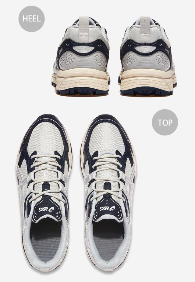 asics アシックス スニーカー GEL-NUNOBIKI 1203A536-025 シューズ ゲルヌノビキ ランシュー メッシュ GREY MIDNIGHT メンズ レディース_3