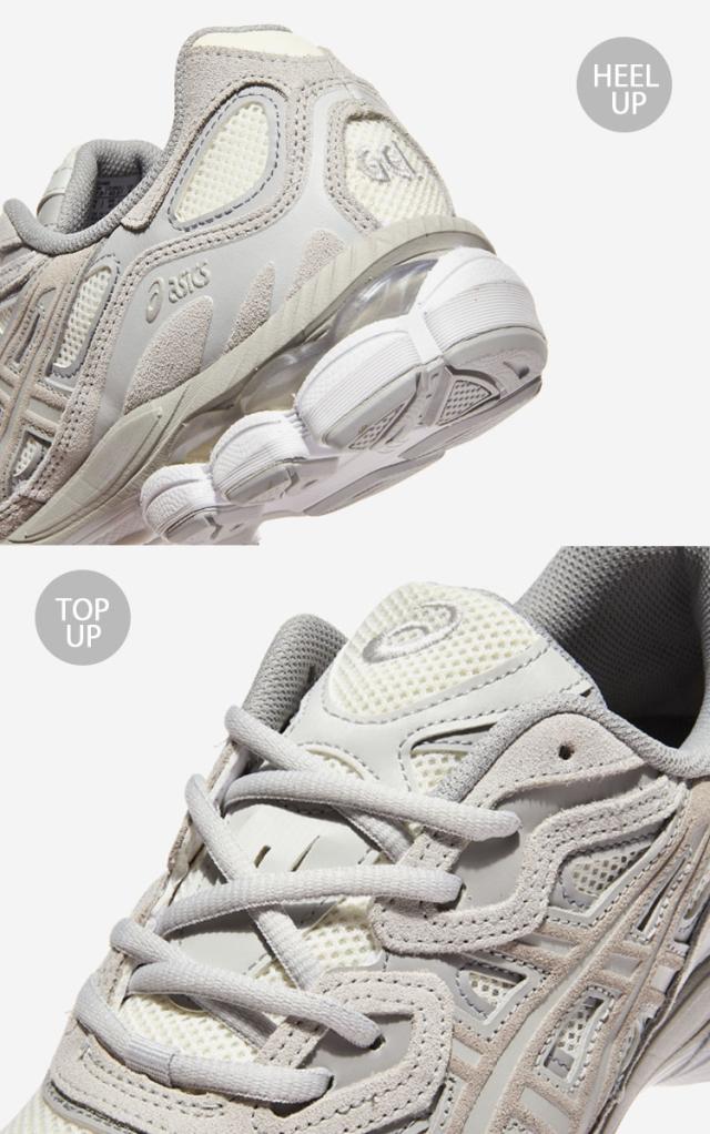 asics アシックス スニーカー GEL-NYC 1203A663-101 CREAM CLOUD GRAY レトロデザイン クリーム クラウドグレー ニュアンスカラー_4