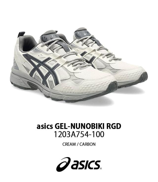asics アシックス スニーカー GEL-NUNOBIKI RGD CREAM CARBON 1203A754-100 シューズ ゲルヌノビキRGB メッシュ メンズ レディース_1