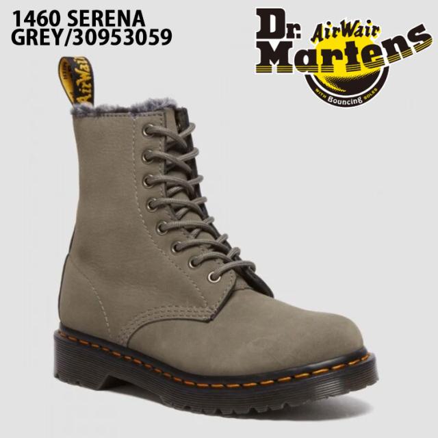 Dr.Martens ドクターマーチン ブーツ ムートンブーツ 1460 SERENA GREY 30953059 1460 セレナ グレー アンクルブーツ スエードブーツ