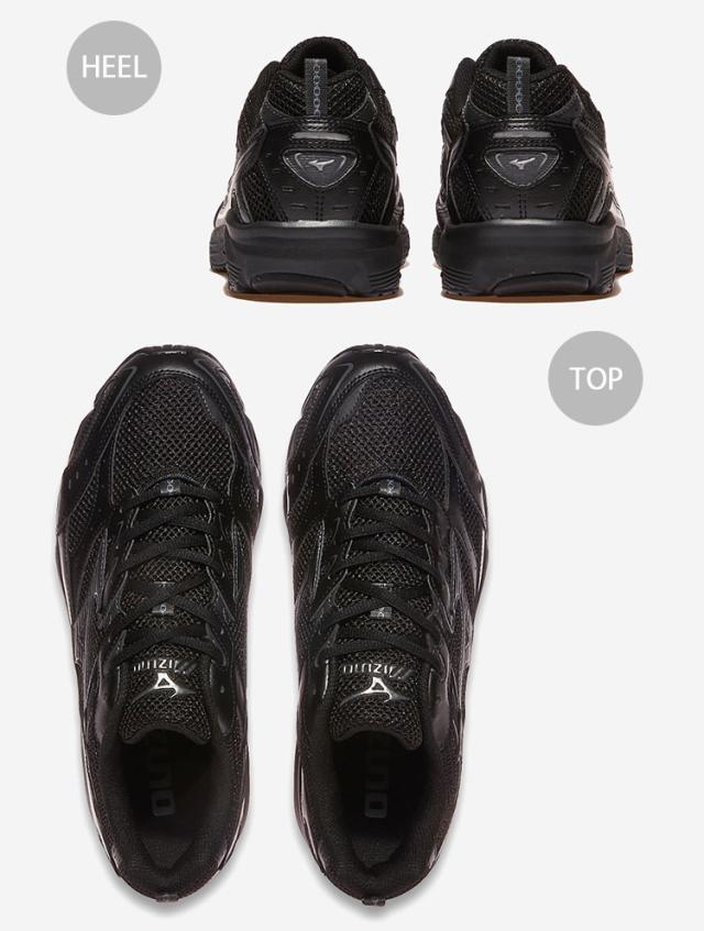 Mizuno ミズノ スニーカー MXR D1GA2451-24 シューズ エムエックスアール ランニングシューズ メッシュ BLACK メンズ レディース_3