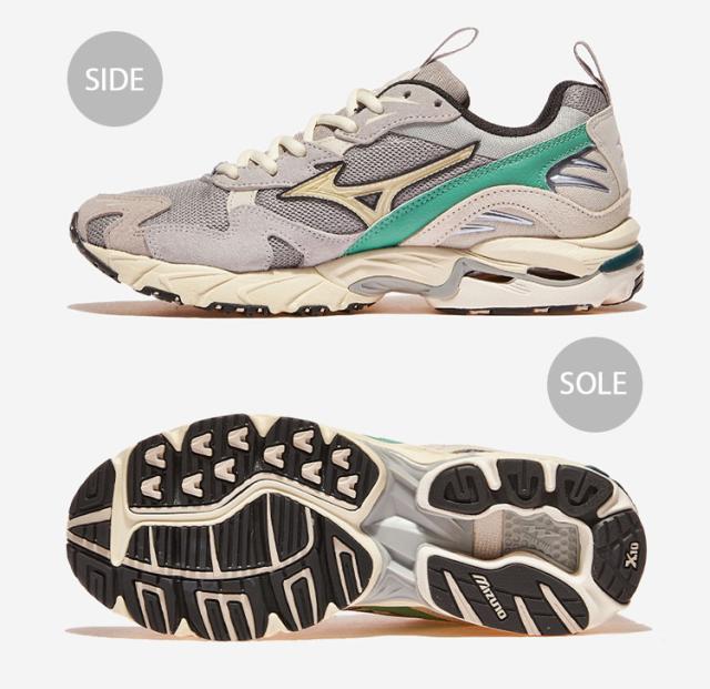Mizuno ミズノ スニーカー WAVE RIDER 10 シューズ ウェーブライダー10 ジョギングスニーカー GRAY MINT メンズ レディース D1GA2471-07_2