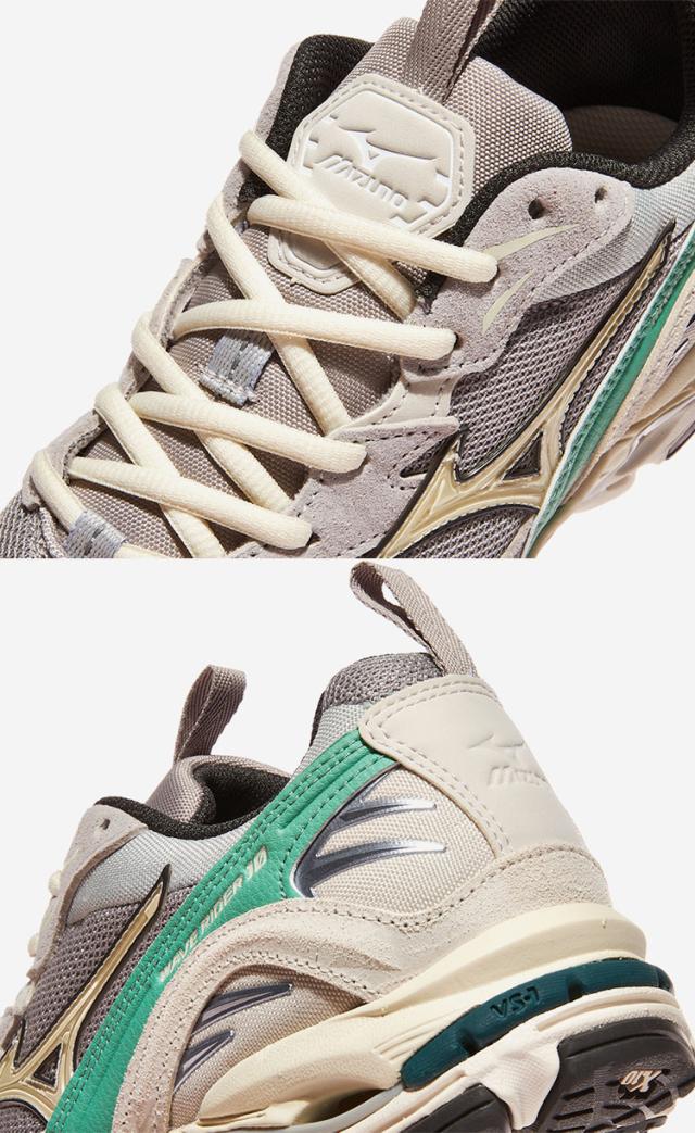 Mizuno ミズノ スニーカー WAVE RIDER 10 シューズ ウェーブライダー10 ジョギングスニーカー GRAY MINT メンズ レディース D1GA2471-07_4