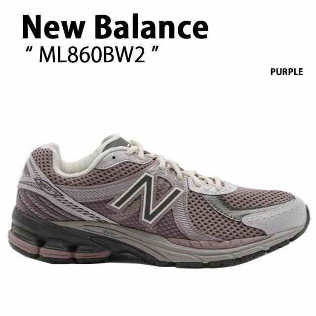 New Balance ニューバランス スニーカー ML860BW2 PURPLE シューズ New BalanceML860 ニューバランスML860 メッシュアッパー ランニングシューズ パープル メンズ レディース