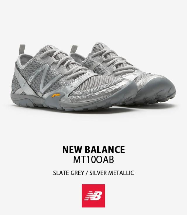 New Balance ニューバランス スニーカー MT10OAB シューズ NewBalance10 ランニングシューズ メッシュ GREY SILVER メンズ レディース_1