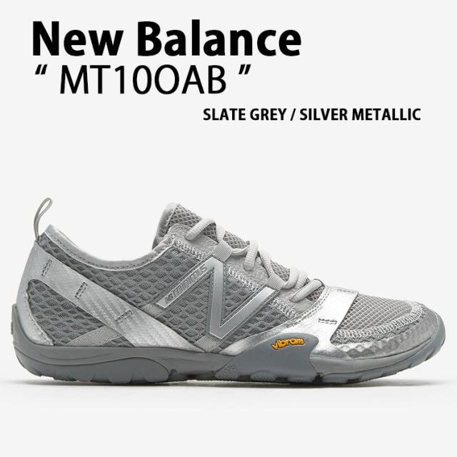 New Balance ニューバランス スニーカー MT10OAB シューズ NewBalance10 ランニングシューズ メッシュ GREY SILVER メンズ レディース