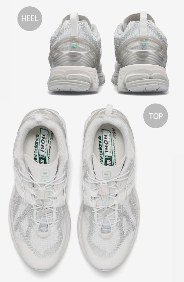 New Balance ニューバランス スニーカー U190611X シューズ NewBalance1906 ランニングシューズ メッシュ WHITE SILVER メンズ レディース_3