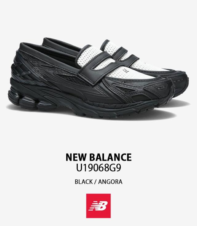 New Balance ニューバランス ローファー スニーカー U19068G9 BLACK ANGORA シューズ NewBalance1906 Loafer メッシュ ブラック アンゴラ_1