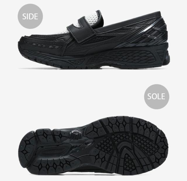 New Balance ニューバランス ローファー スニーカー U19068G9 BLACK ANGORA シューズ NewBalance1906 Loafer メッシュ ブラック アンゴラ_2