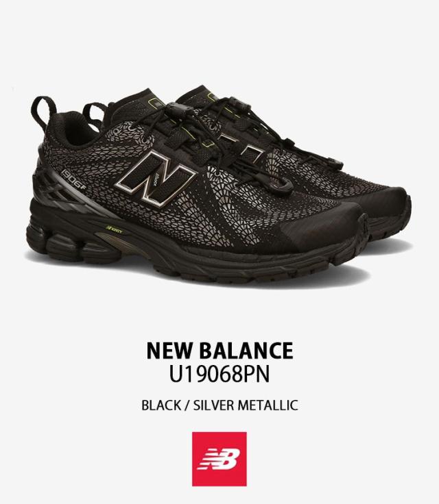 New Balance ニューバランス スニーカー U19068PN シューズ NewBalance1906 ランニングシューズ メッシュ BLACK SILVER メンズ レディース_1