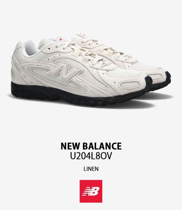 New Balance ニューバランス スニーカー U204L8OV シューズ NewBalance204 スエード メッシュ LINEN リネン メンズ レディース_1