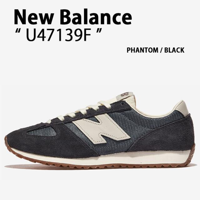 New Balance ニューバランス スニーカー U47139F シューズ NewBalance471 ランニングシューズ スエード 本革 BLACK メンズ レディース