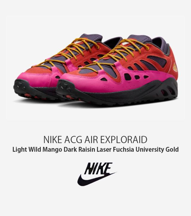 NIKE ナイキ スニーカー ACG AIR EXPLORAID エア エクスプロレイド FV2925-600 ローカット オレンジ ピンク メンズ 男性用_1