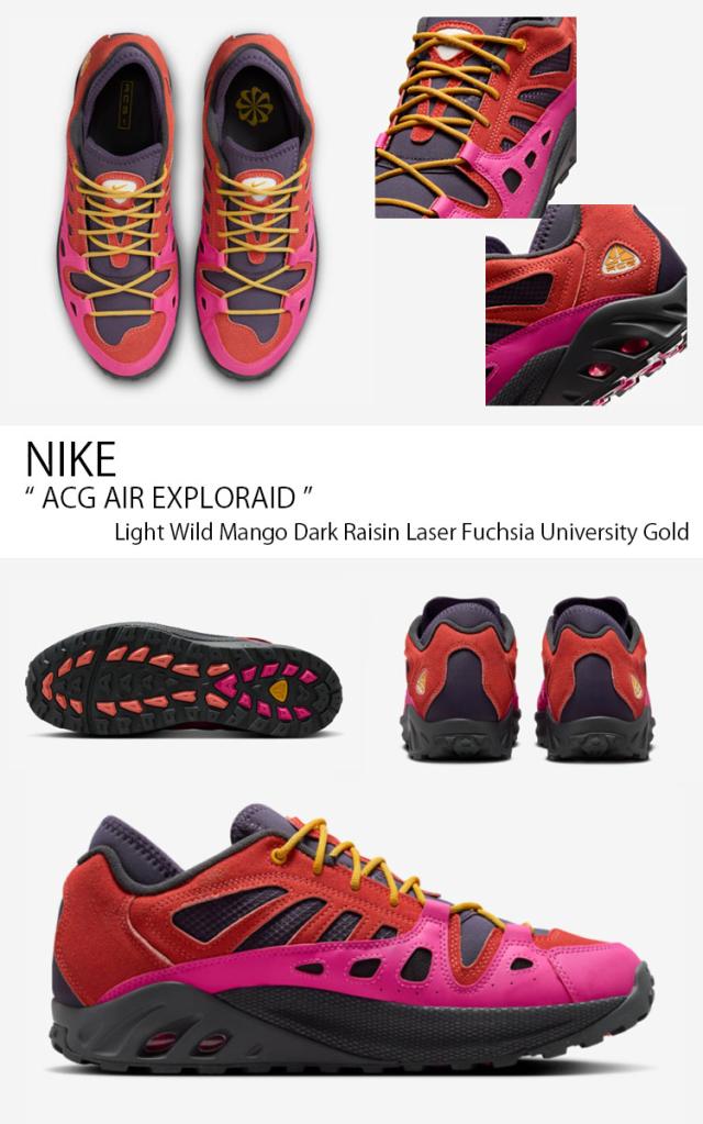 NIKE ナイキ スニーカー ACG AIR EXPLORAID エア エクスプロレイド FV2925-600 ローカット オレンジ ピンク メンズ 男性用_2
