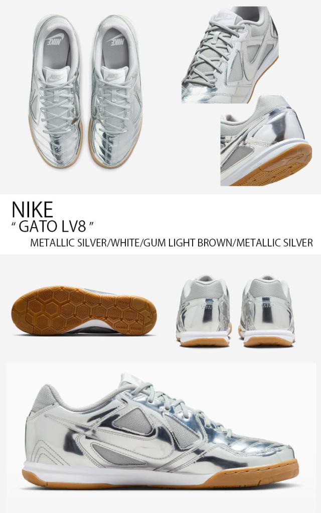 NIKE ナイキ スニーカー GATO LV8 IB3566-001 ローカット シルバー ホワイト ブラウン メンズ レディース 男性用 女性用 男女共用_2