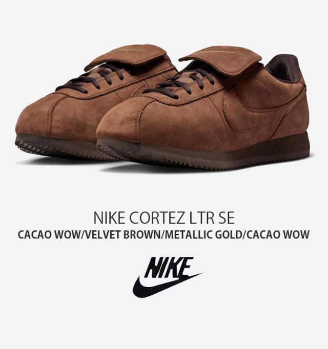 NIKE ナイキ スニーカー CORTEZ LTR SE コルテッツ レザー IR0800-299 ローカット ブラウン スウェード メンズ レディース_1