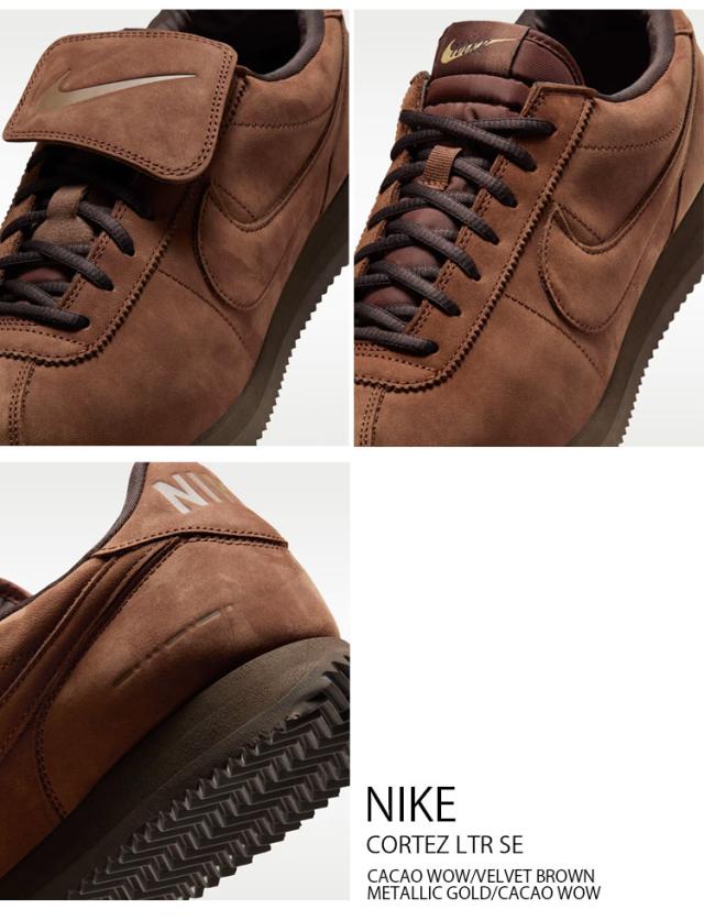 NIKE ナイキ スニーカー CORTEZ LTR SE コルテッツ レザー IR0800-299 ローカット ブラウン スウェード メンズ レディース_2