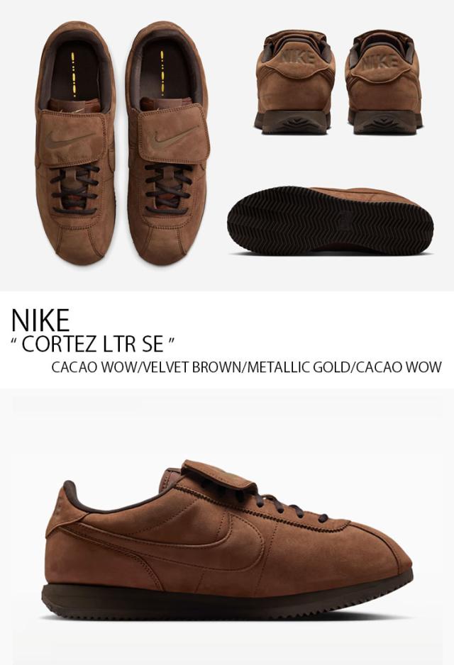 NIKE ナイキ スニーカー CORTEZ LTR SE コルテッツ レザー IR0800-299 ローカット ブラウン スウェード メンズ レディース_3