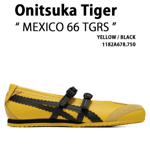 Onitsuka Tiger オニツカタイガー レディース スニーカー MEXICO 66 TGRS 1182A678.750 シューズ メキシコ66タイガース パンプス イエロー