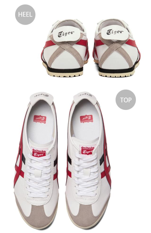 Onitsuka Tiger オニツカタイガー スニーカー MEXICO 66 1183C102.105 シューズ メキシコ66 WHITE RED ホワイト レッド メンズ レディース_3