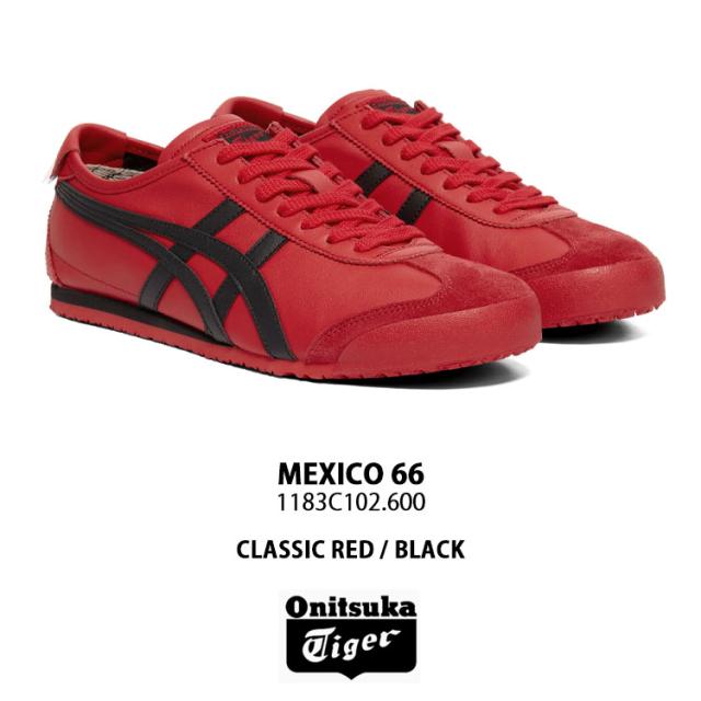 Onitsuka Tiger オニツカタイガー スニーカー MEXICO 66 1183C102.600 シューズ メキシコ66 レッド ブラック メンズ レディース_1
