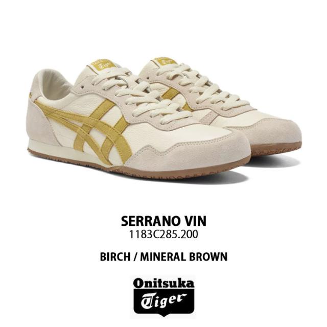 Onitsuka Tiger オニツカタイガー スニーカー SERRANO VIN BIRCH BROWN 1183C285.200 シューズ セラーノ ヴィン バーチ ブラウン メンズ レディース_1