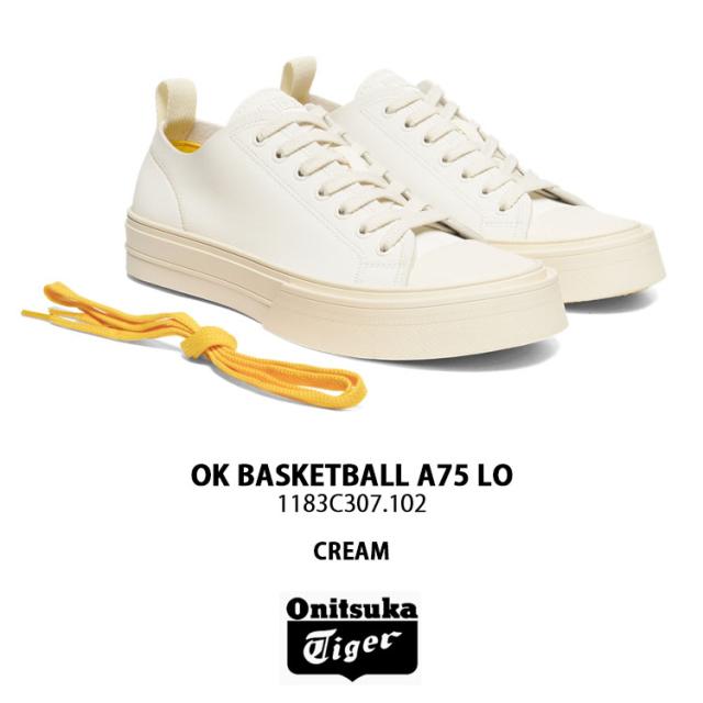 Onitsuka Tiger オニツカタイガー スニーカー OK BASKETBALL A75 LO 1183C307.102 シューズ バスケシューズ ローカット メンズ レディース_1
