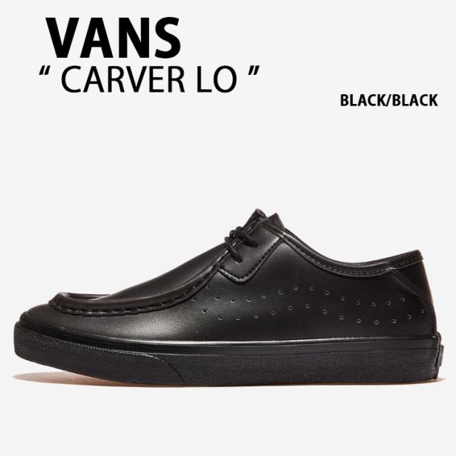 VANS バンズ スニーカー CARVER LO BLACK BLACK V398 FT カーバー ロー ブラック ブラック 男性用 女性用