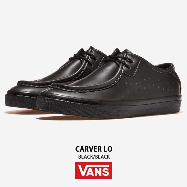 VANS バンズ スニーカー CARVER LO BLACK BLACK V398 FT カーバー ロー