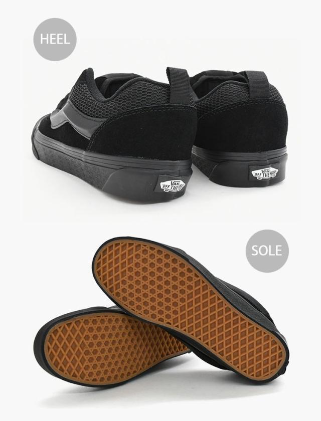 VANS バンズ スニーカー KNU SKOOL TRIPLE BLACK VN0009QCBKA ニュースクール トリプルブラック スエード スウェード メンズ レディース_3