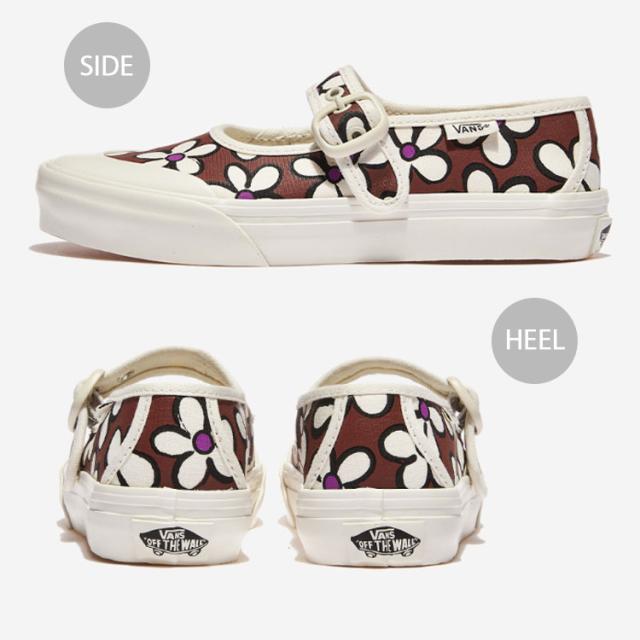 VANS バンズ キッズ スニーカー MARY JANE PAINTED FLORAL RUST BRONZE VN000CYKFSB メリージェーン ペインテッド フローラル ラスト ブロンズ キッズ用 子供用 ジュニア用_2