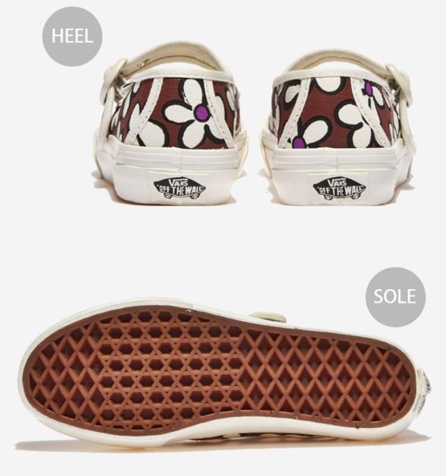 VANS バンズ キッズ スニーカー MARY JANE PAINTED FLORAL RUST BRONZE VN000CYKFSB メリージェーン ペインテッド フローラル ラスト ブロンズ キッズ用 子供用 ジュニア用_3
