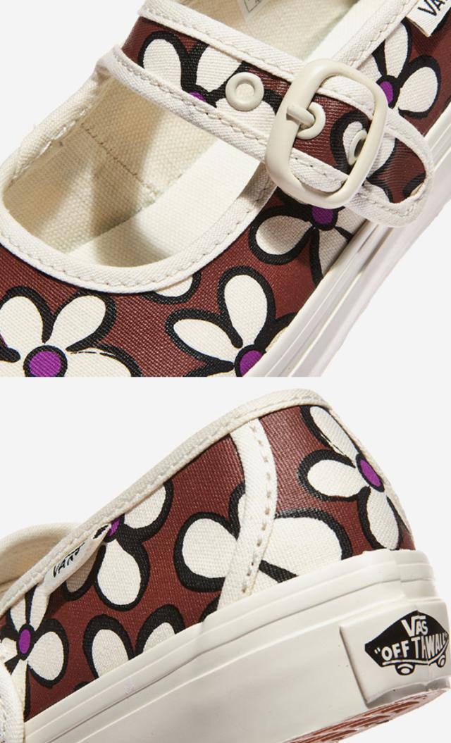 VANS バンズ キッズ スニーカー MARY JANE PAINTED FLORAL RUST BRONZE VN000CYKFSB メリージェーン ペインテッド フローラル ラスト ブロンズ キッズ用 子供用 ジュニア用_4