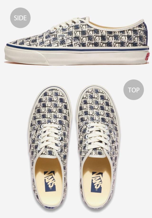 VANS バンズ スニーカー PREMIUM AUTHENTIC 44 ARCHIVE NAVY VN000DB8NVY プレミアム オーセンティック44 アーカイブ ネイビー 男性用 女性用_2
