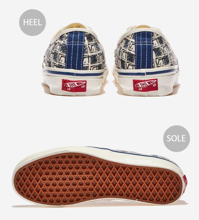 VANS バンズ スニーカー PREMIUM AUTHENTIC 44 ARCHIVE NAVY VN000DB8NVY プレミアム オーセンティック44 アーカイブ ネイビー 男性用 女性用_3