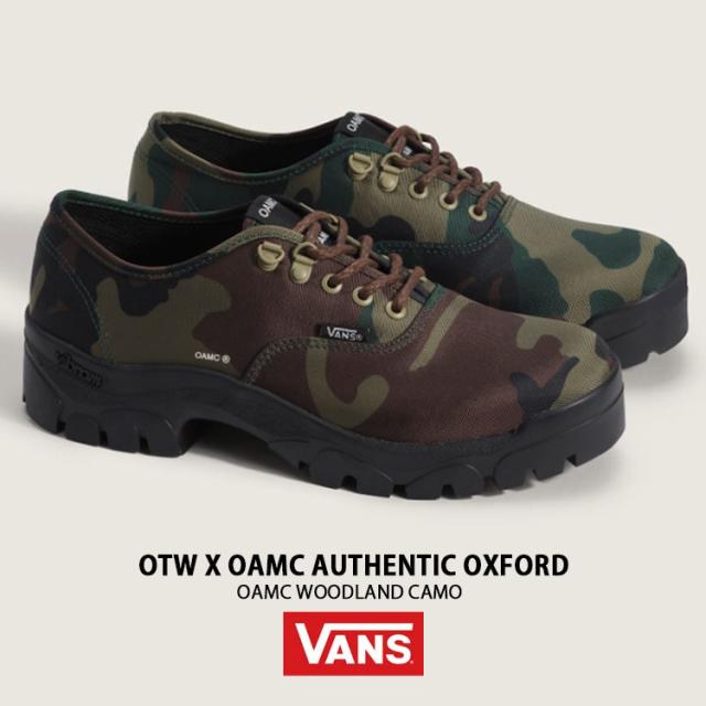VANS バンズ スニーカー OTW X OAMC AUTHENTIC OXFORD OAMC WOODLAND CAMO VN000EGWWVD OTW X OAMC オーセンティック オックスフォード OAMC ウッドランド カモ 男性用 女性用_1
