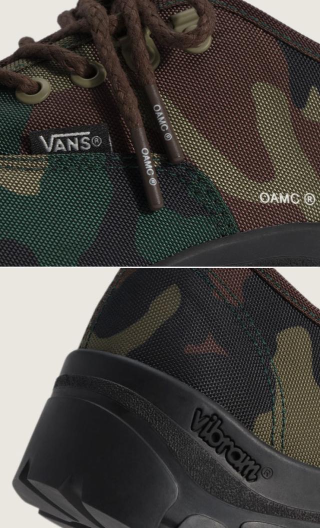VANS バンズ スニーカー OTW X OAMC AUTHENTIC OXFORD OAMC WOODLAND CAMO VN000EGWWVD OTW X OAMC オーセンティック オックスフォード OAMC ウッドランド カモ 男性用 女性用_4