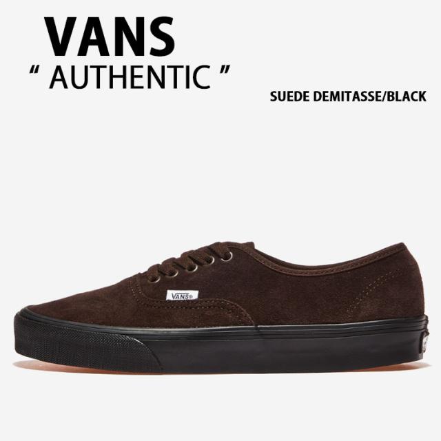 VANS バンズ スニーカー AUTHENTIC SUEDE DEMITASSE BLACK VN000Z754AR オーセンティック スエード デミタス ブラック 男性用 女性用