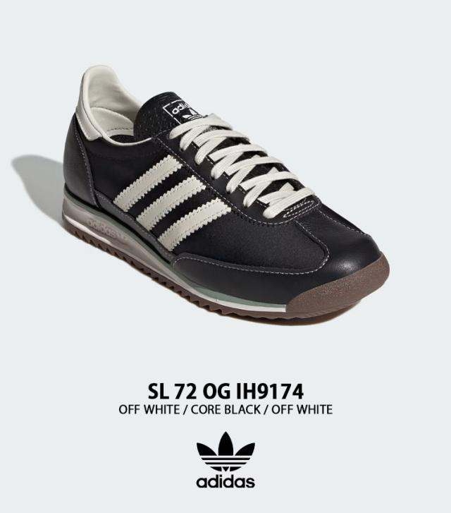 adidas originals アディダス スニーカー SL 72 OG IH9174 シューズ エスエル72 BLACK WHITE ブラック ホワイト メンズ レディース_1