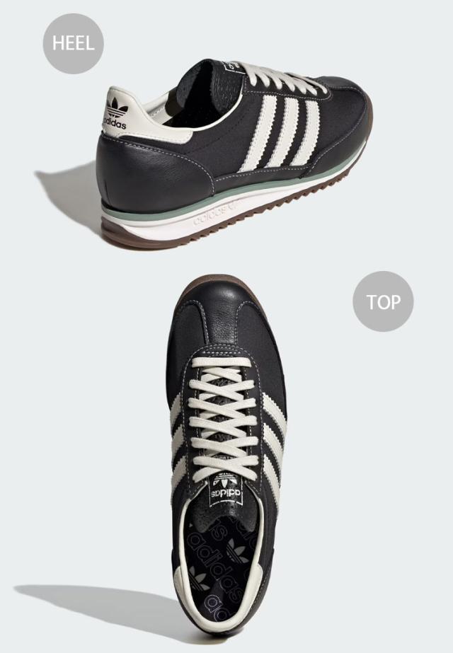 adidas originals アディダス スニーカー SL 72 OG IH9174 シューズ エスエル72 BLACK WHITE ブラック ホワイト メンズ レディース_3
