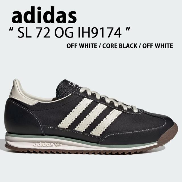 adidas originals アディダス スニーカー SL 72 OG IH9174 シューズ エスエル72 BLACK WHITE ブラック ホワイト メンズ レディース