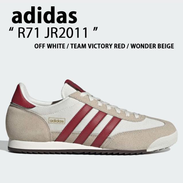 adidas originals アディダス スニーカー R71 JR2011 シューズ スエードアッパー テラス系 WHITE RED BEIGE メンズ レディース