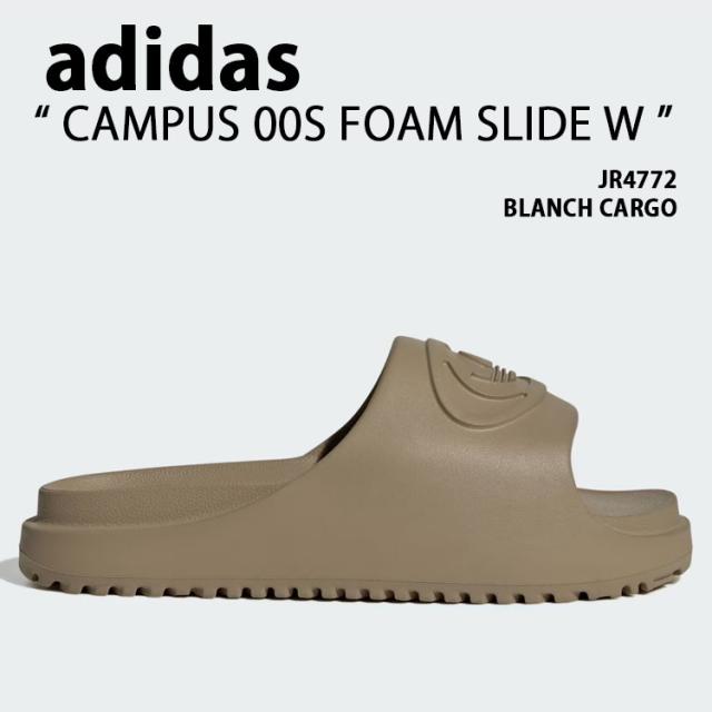 adidas originals アディダス サンダル CAMPUS 00S FOAM SLIDE W JR4772 シューズ 構内00s質問用紙横すべり 押し並べて型 厚底 BROWN