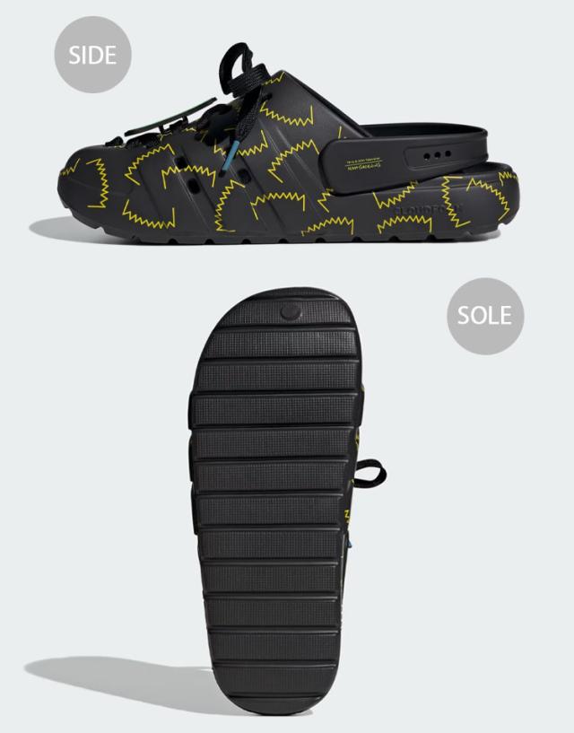 adidas originals アディダス サンダル THE SIMPSONS ADILETTE CLOG JS4910 シューズ ザ シンプソンズ アディレッタクロッグ BLACK YELLOW メンズ レディース_2