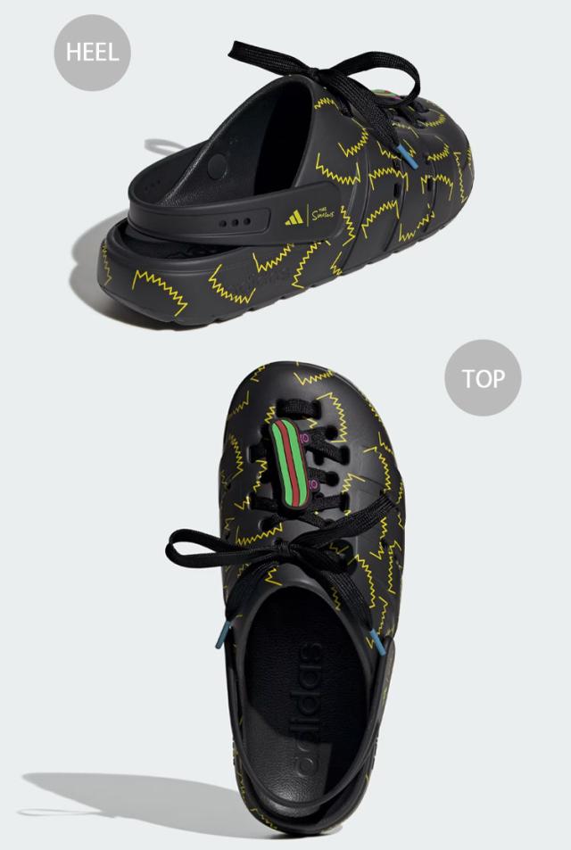adidas originals アディダス サンダル THE SIMPSONS ADILETTE CLOG JS4910 シューズ ザ シンプソンズ アディレッタクロッグ BLACK YELLOW メンズ レディース_3