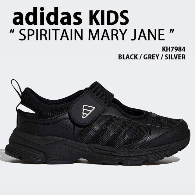 adidas originals アディダス キッズ スニーカー SPIRITAIN MARY JANE KH7984 シューズ スピリテイン メリージェーン BLACK 子供用