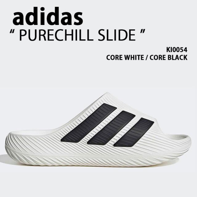adidas originals アディダス サンダル PURECHILL SLIDE KI0054 シューズ ピュアチルスライド スリッパー WHITE BLACK メンズ レディース