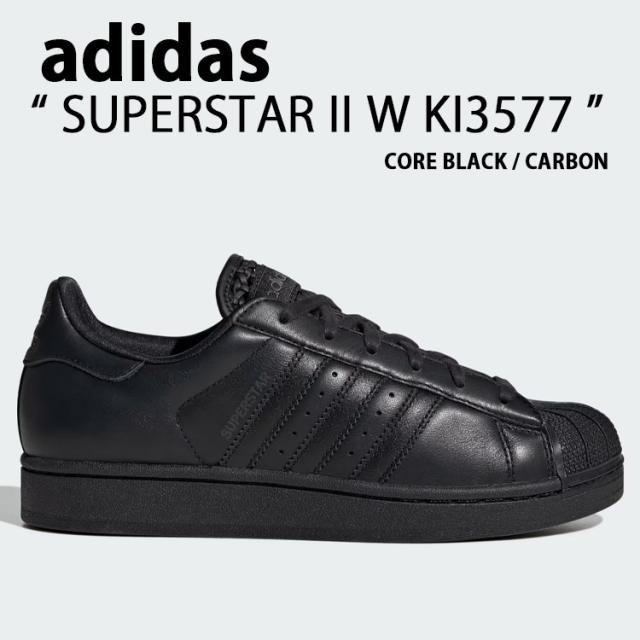 adidas originals アディダス スニーカー SUPERSTAR II W KI3577 シューズ スーパースターII スーパースター2 BLACK メンズ レディース
