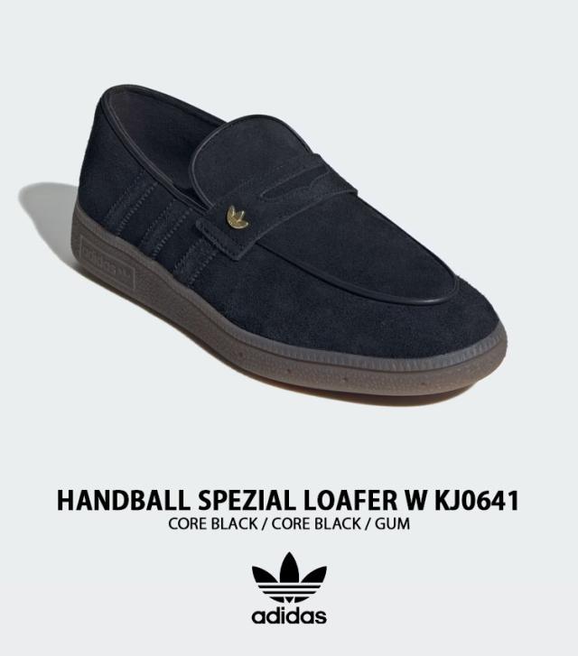 adidas originals アディダス スニーカー HANDBALL SPEZIAL LOAFER W KJ0641 シューズ ハンドボールスペツィアル ローファー BLACK_1